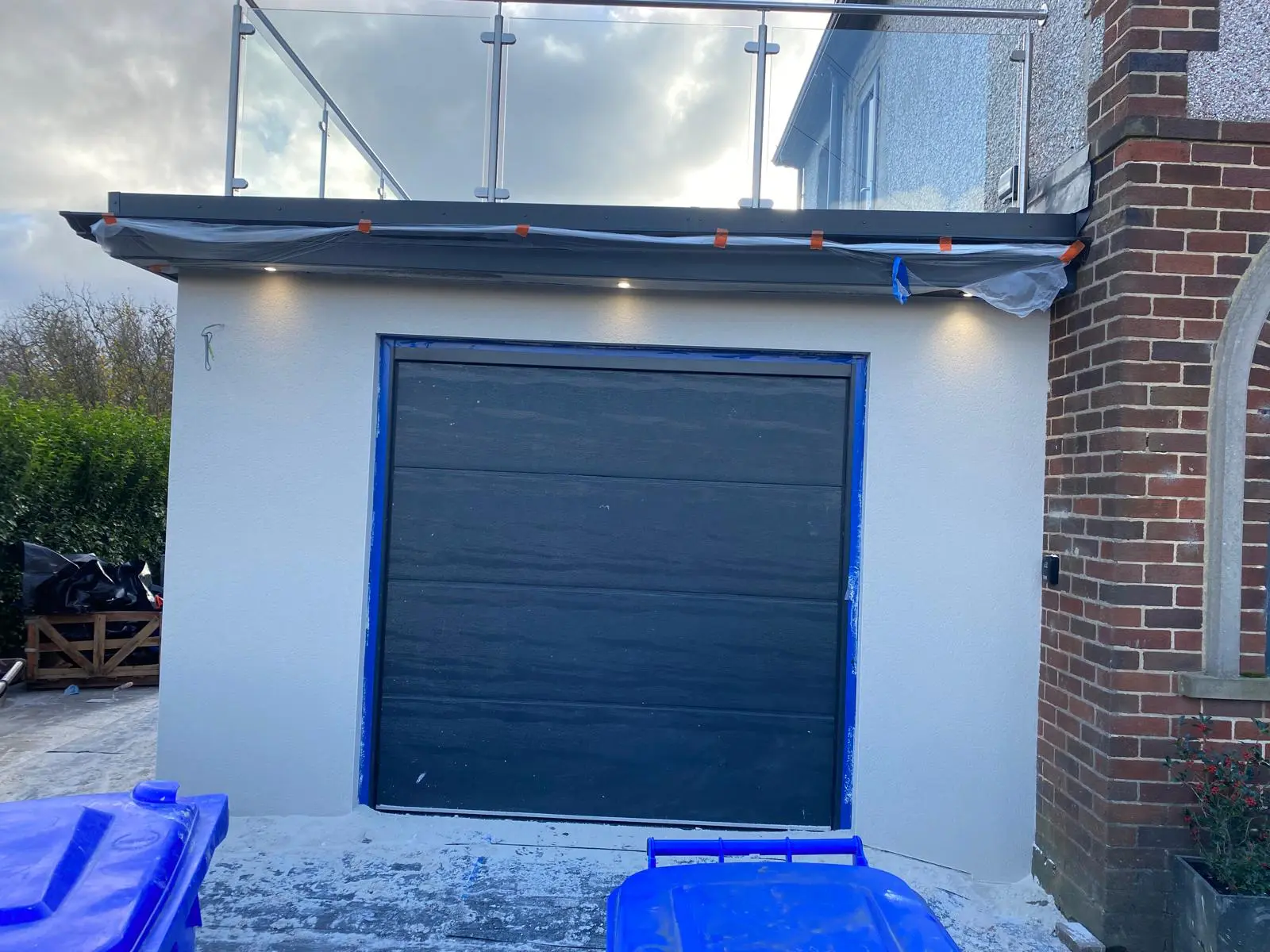 K-Rend installation on detached property, Lancashire