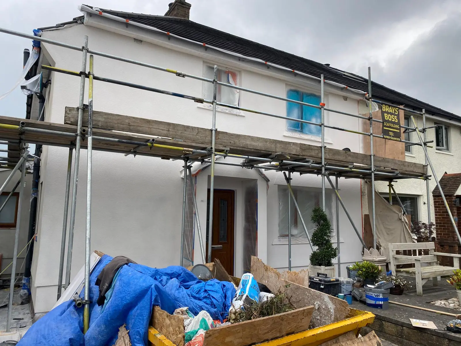 Rendering project in Burnley, Lancashire